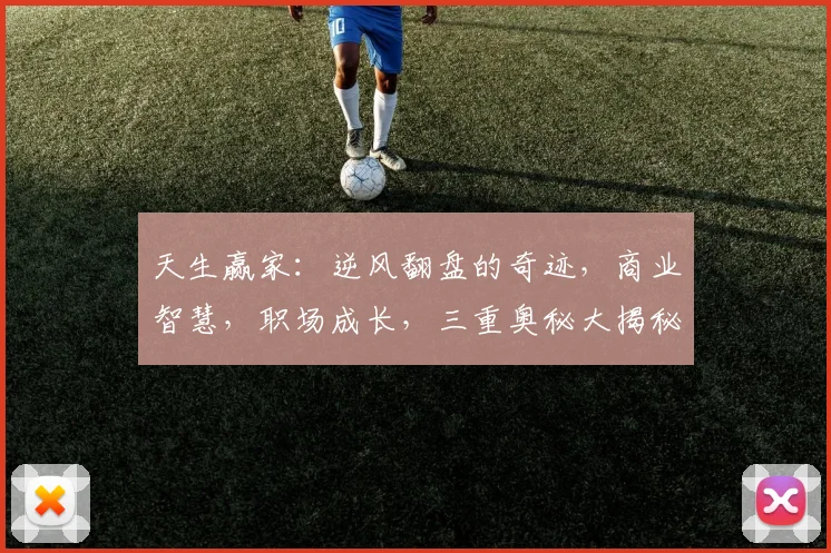 天生赢家：逆风翻盘的奇迹，商业智慧，职场成长，三重奥秘大揭秘，必读